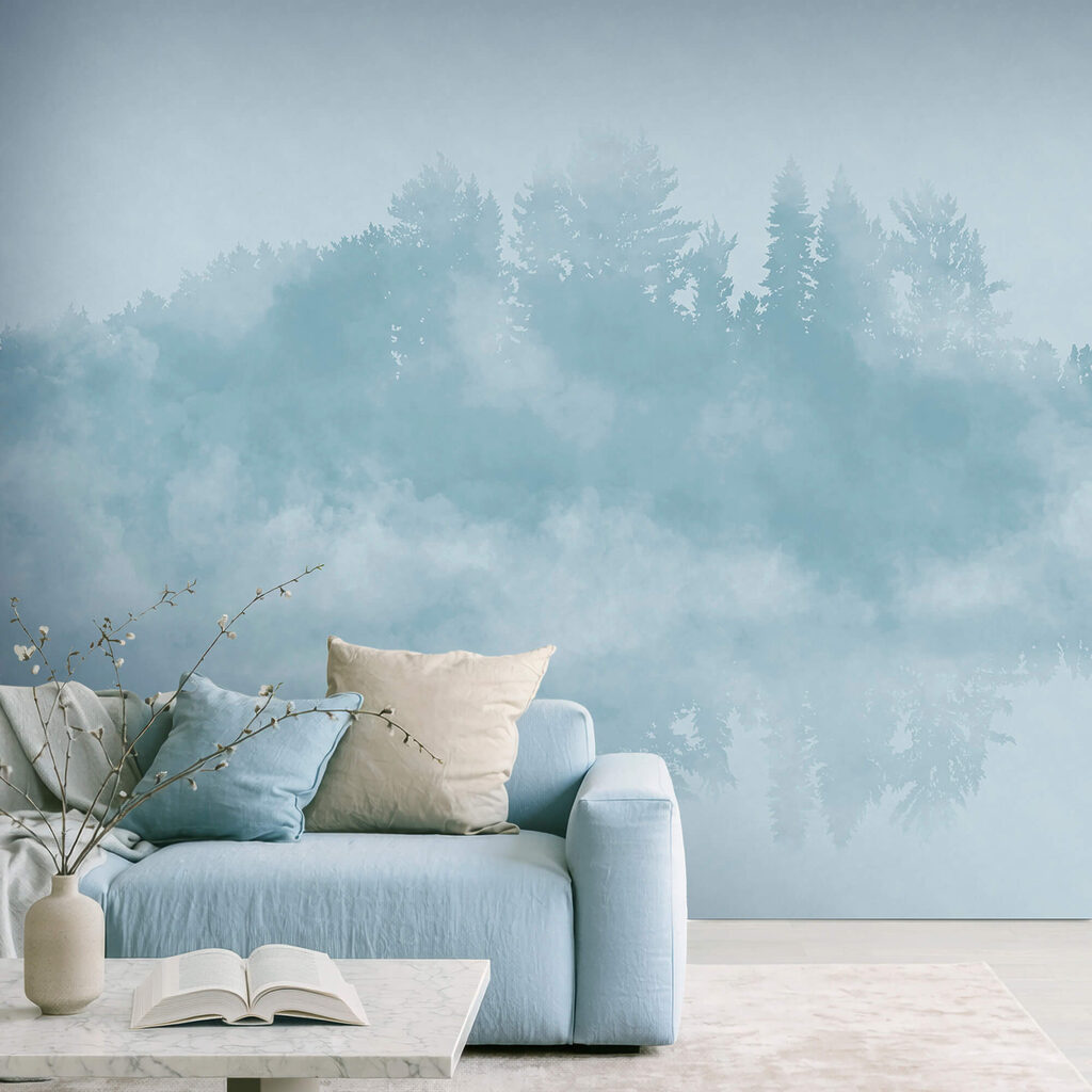 Waldinsel im Nebel — Interieur 1