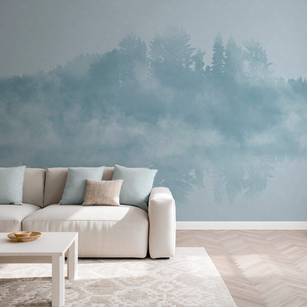 Waldinsel im Nebel — Interieur 2