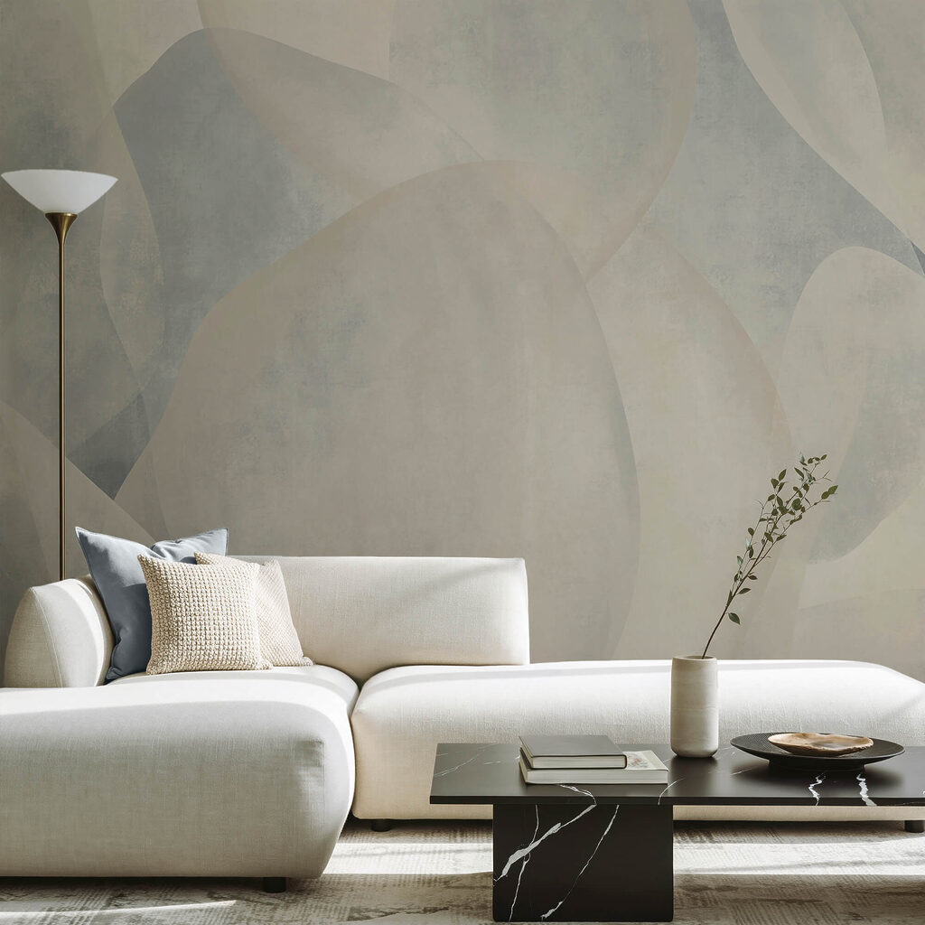 Blätter in Weißgrau — Interieur 1