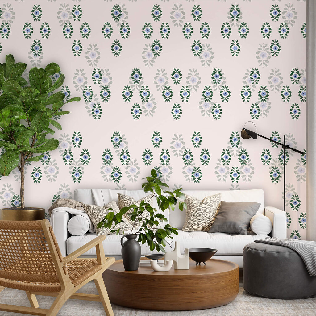 Schlichte Blütenreihen — Interieur 1