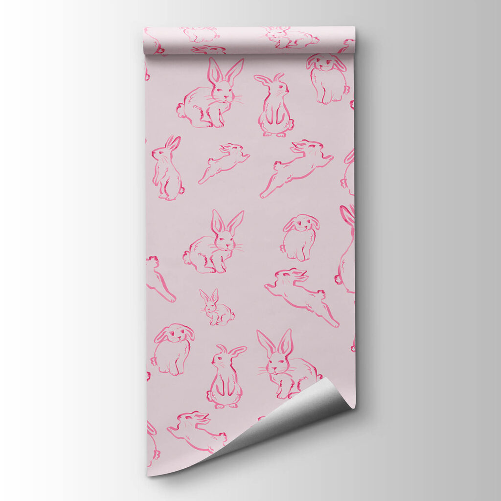 Häschen in Rosa — Produktansicht