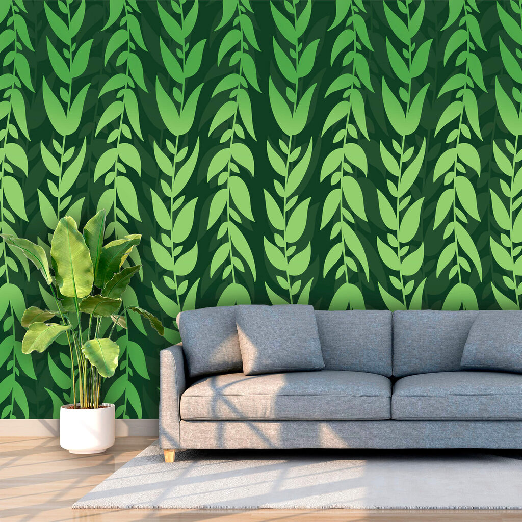 Grüne Blattranken — Interieur 2