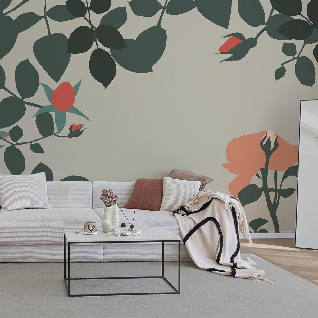Knospen und runde Blätter — Interieur 2