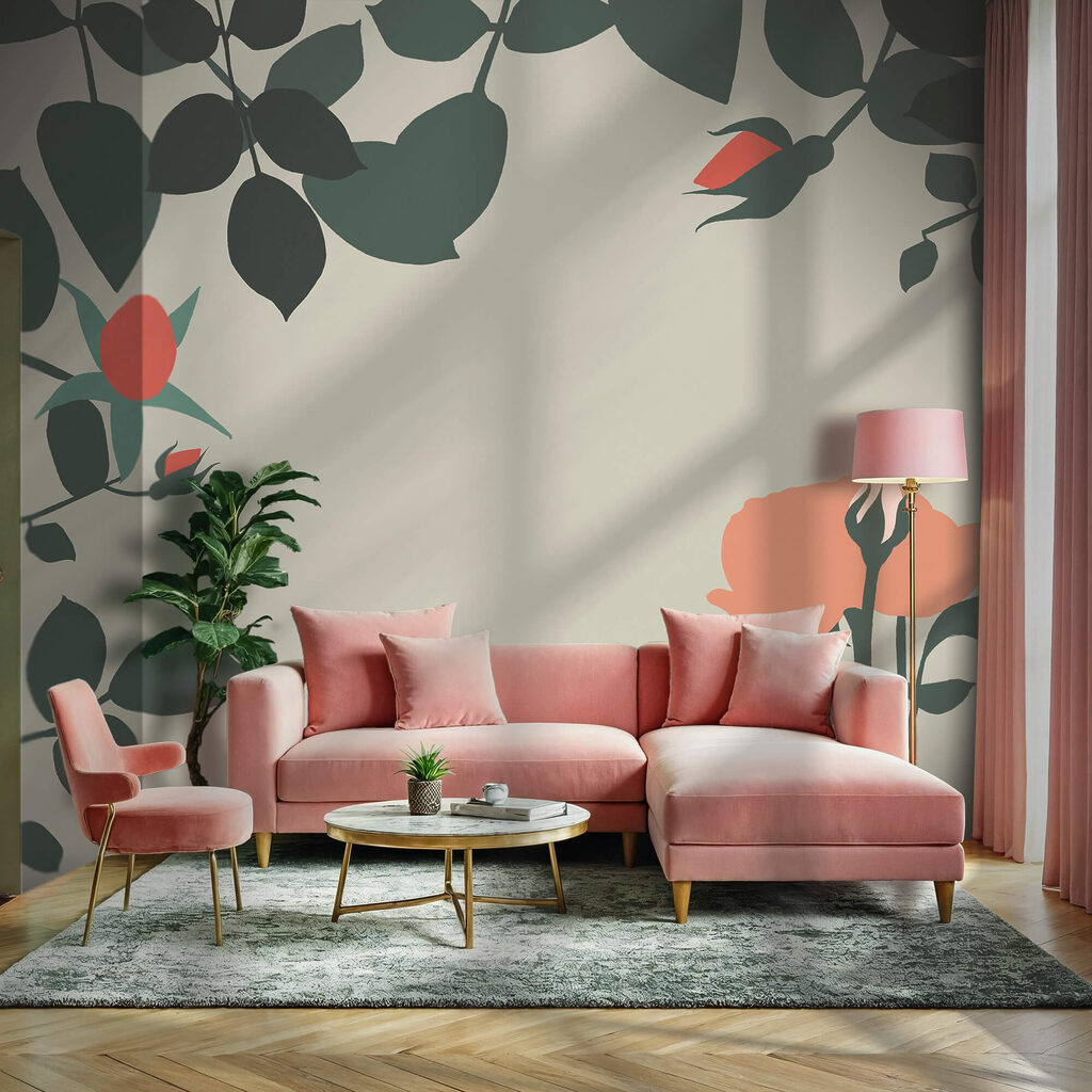 Knospen und runde Blätter — Interieur 1