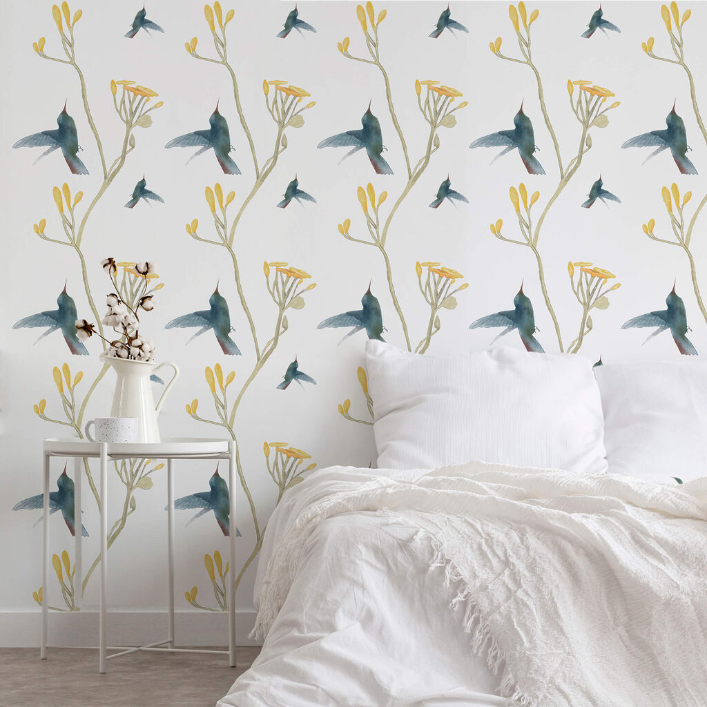 Blüten an gebogenen Stielen — Interieur 1