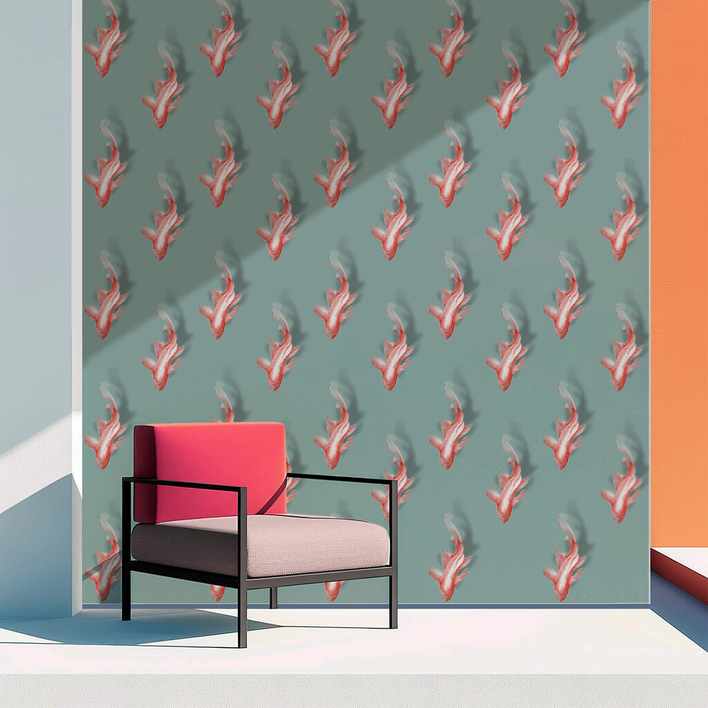 Flamingos in Reihen — Interieur 1