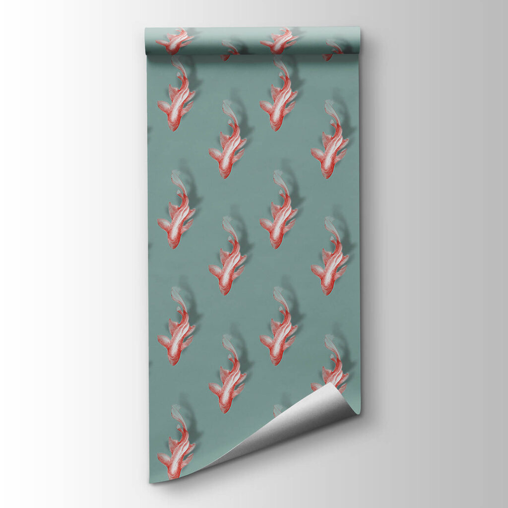 Flamingos in Reihen — Produktansicht
