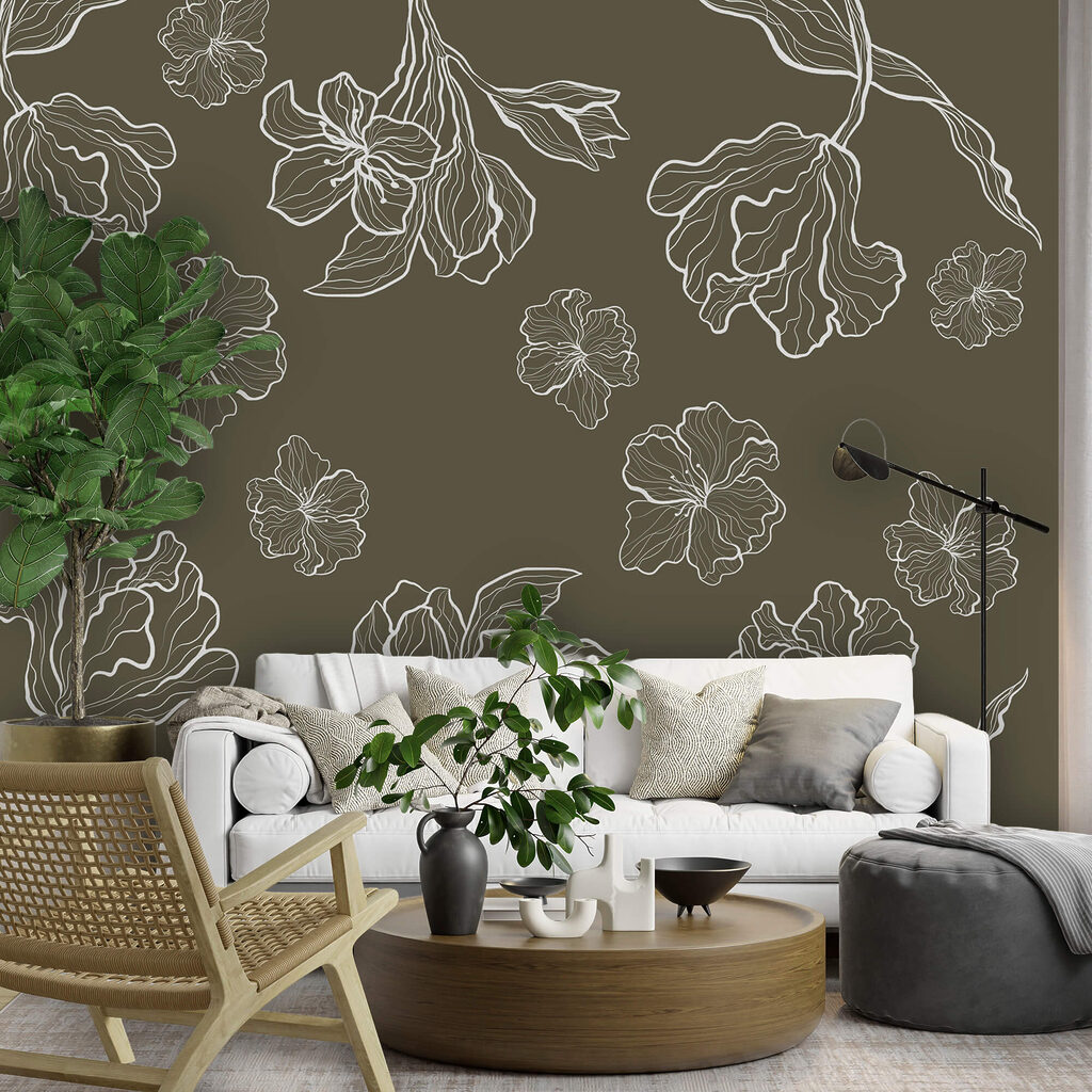 Blüten an gebogenen Zweigen — Interieur 1