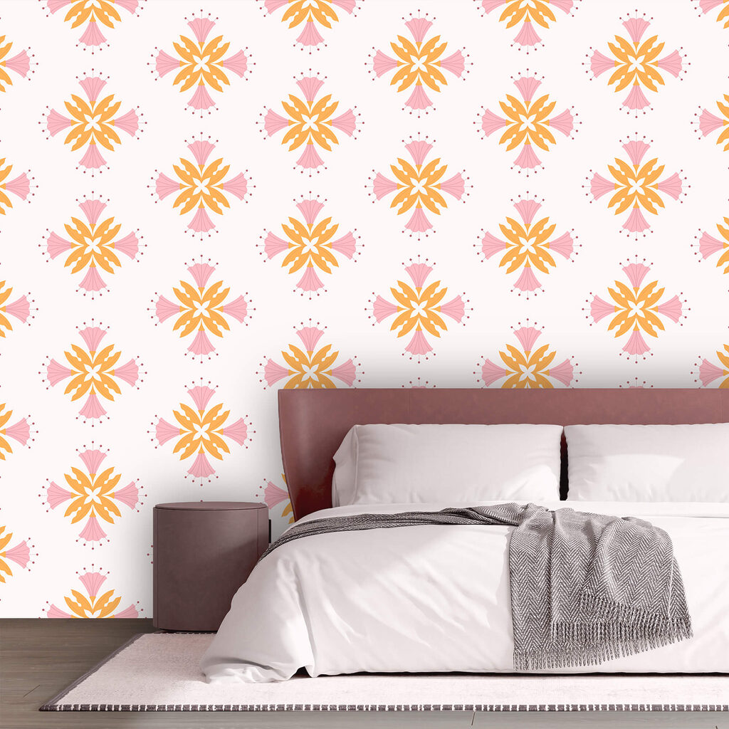 Sternblüten in Diagonalreihen — Interieur 2