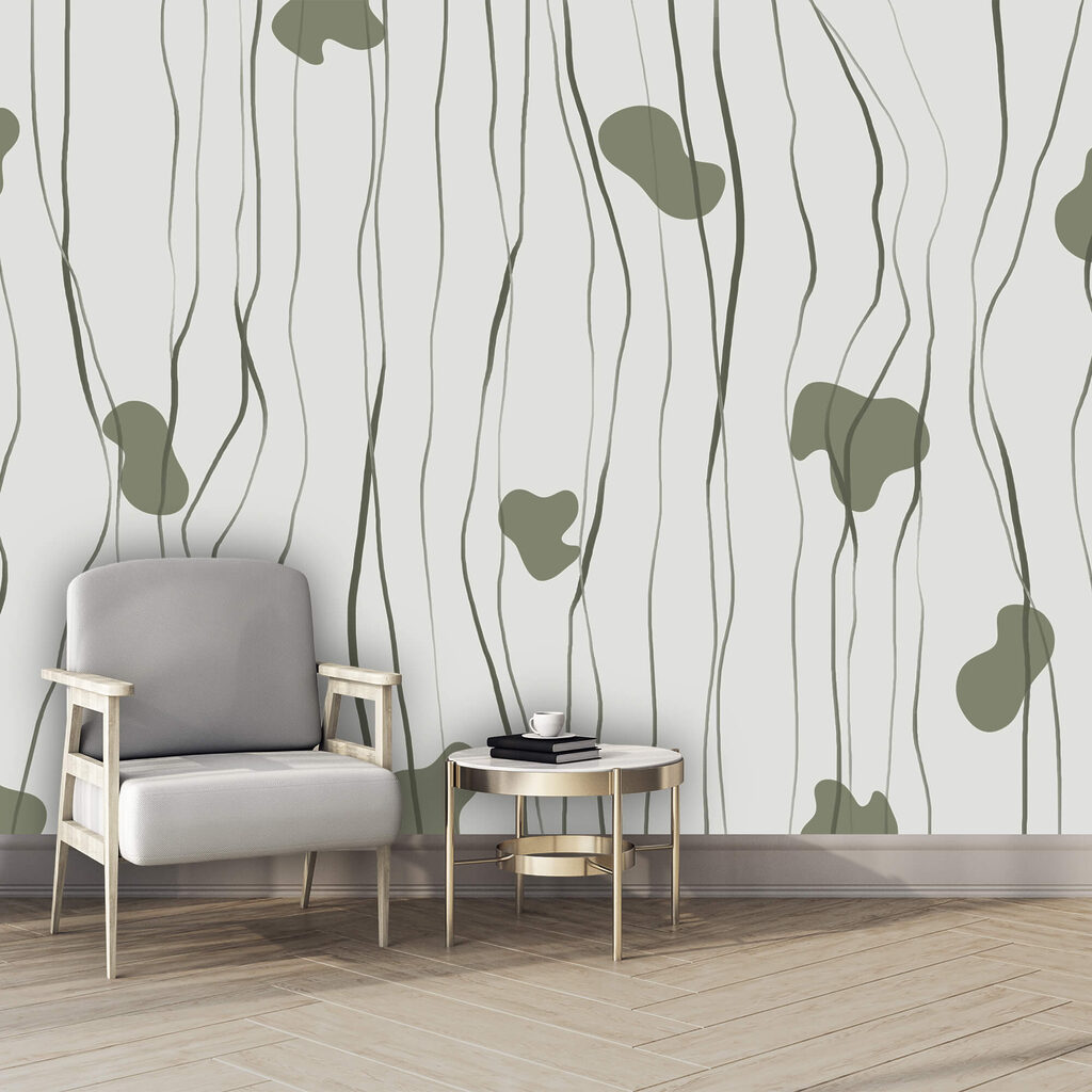 Dünne Linien, lose Flecken — Interieur 1