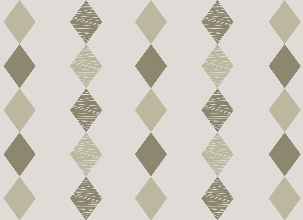 Rauten auf Weiß — ganzes Design