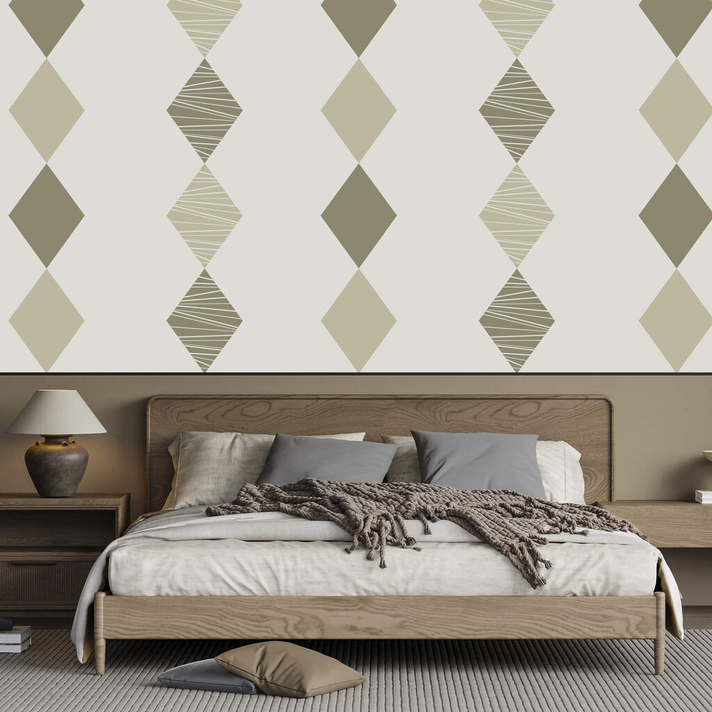 Rauten auf Weiß — Interieur 2