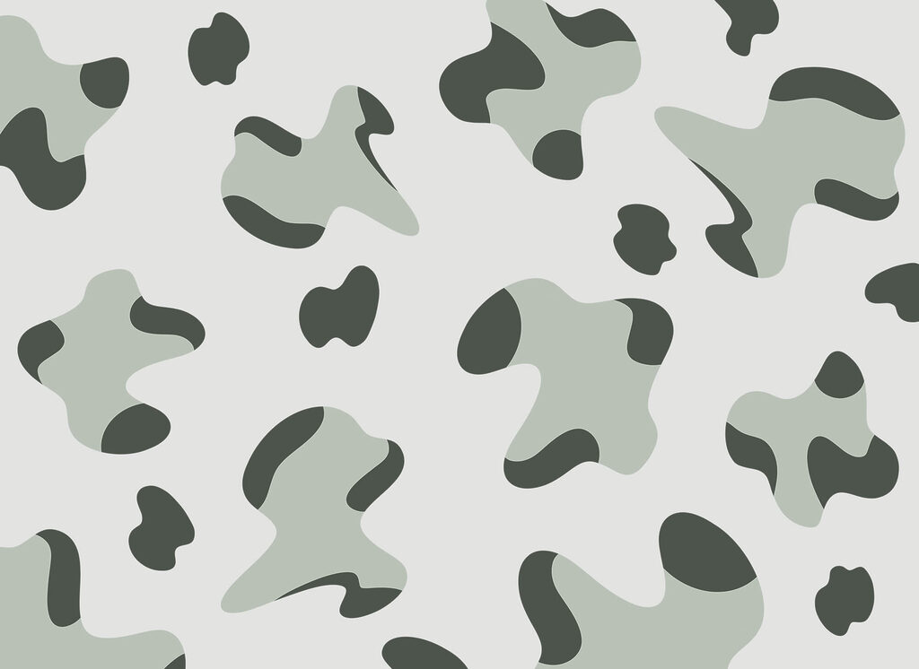 Verspielte runde Flecken — ganzes Design