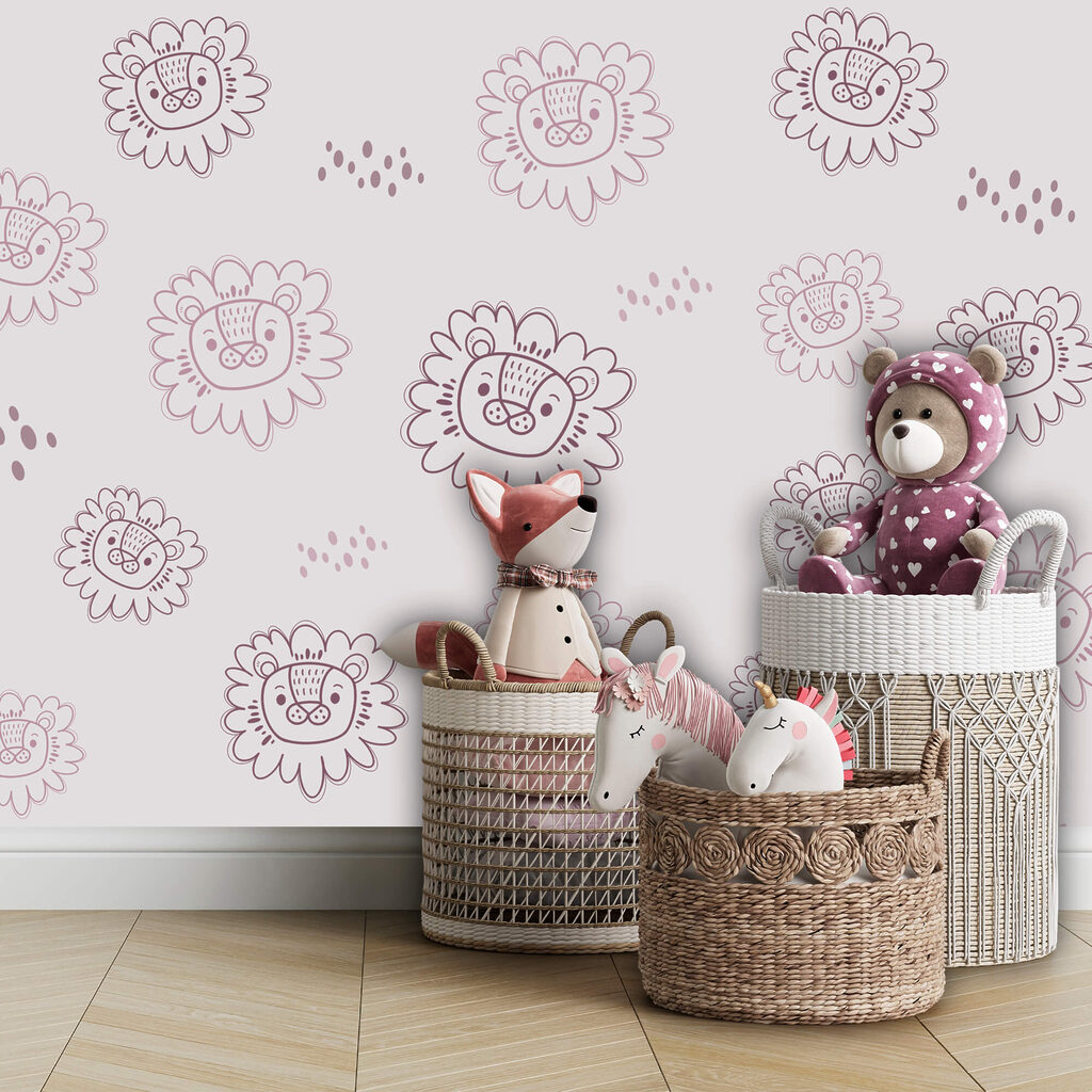 Löwenköpfchen in feinen Linien — Interieur 1