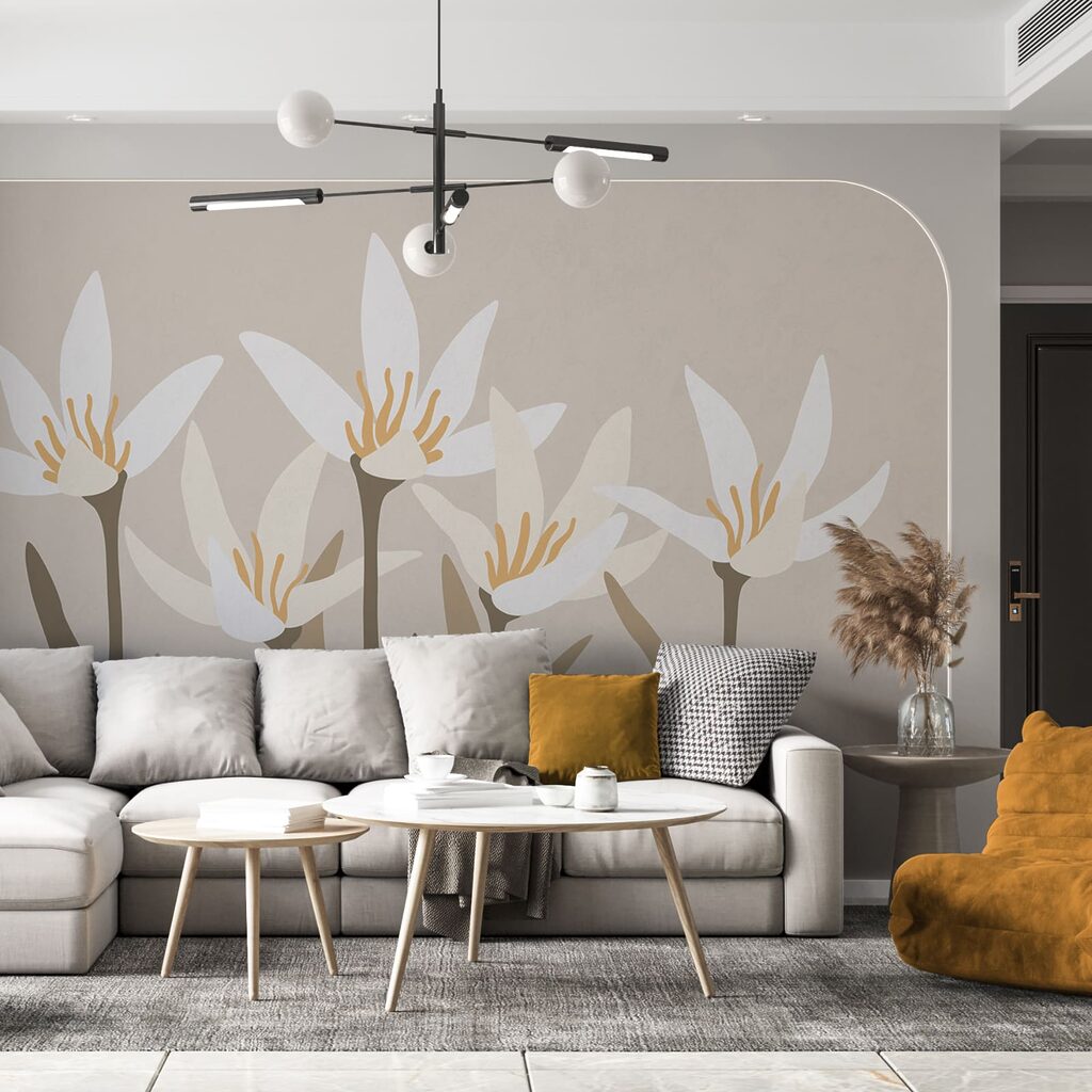 Blütenkelche auf langen Stielen — Interieur 1