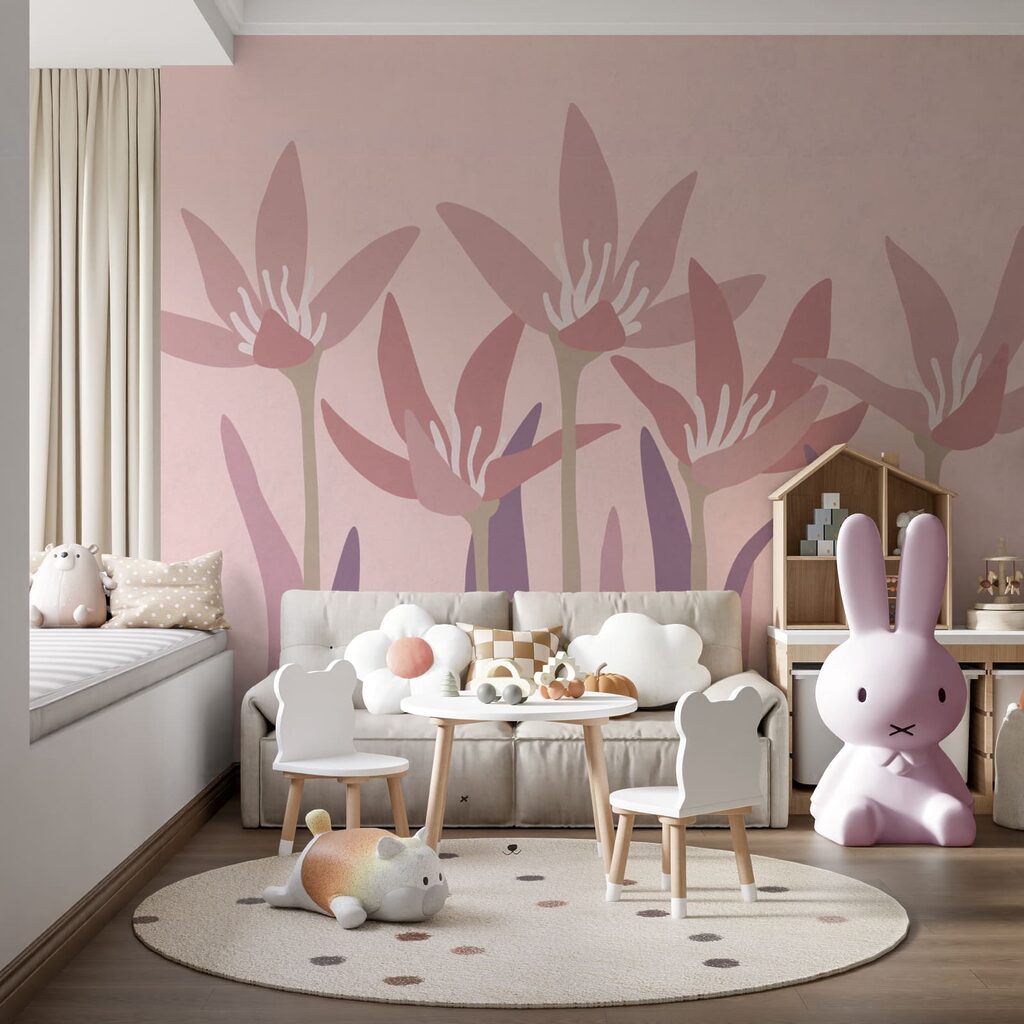 Blütenkelche auf langen Stielen — Interieur 1