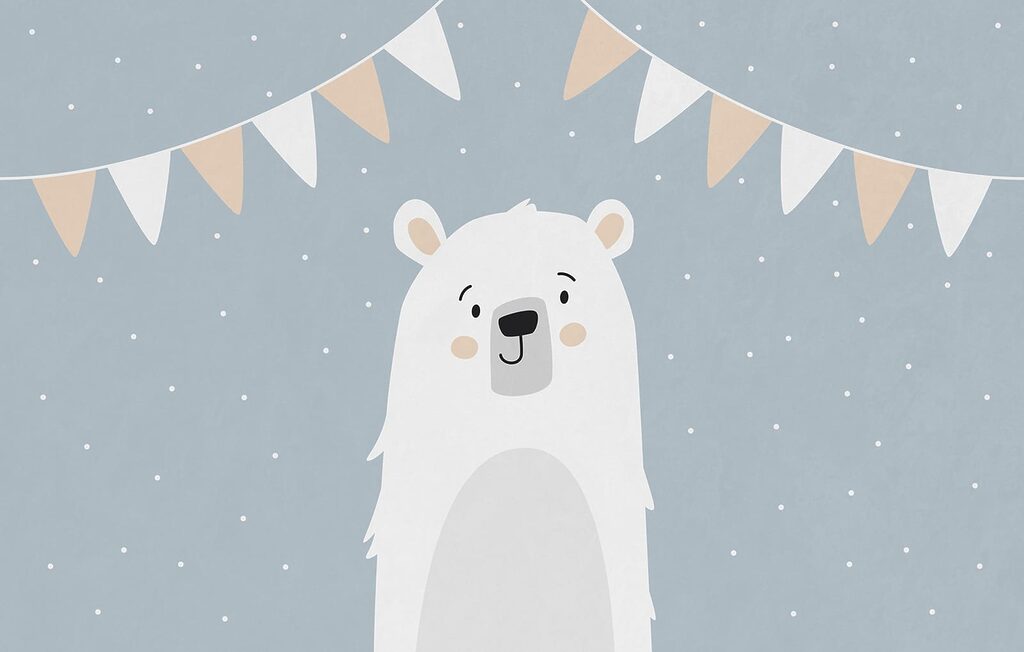 Bär in Feierlaune — ganzes Design