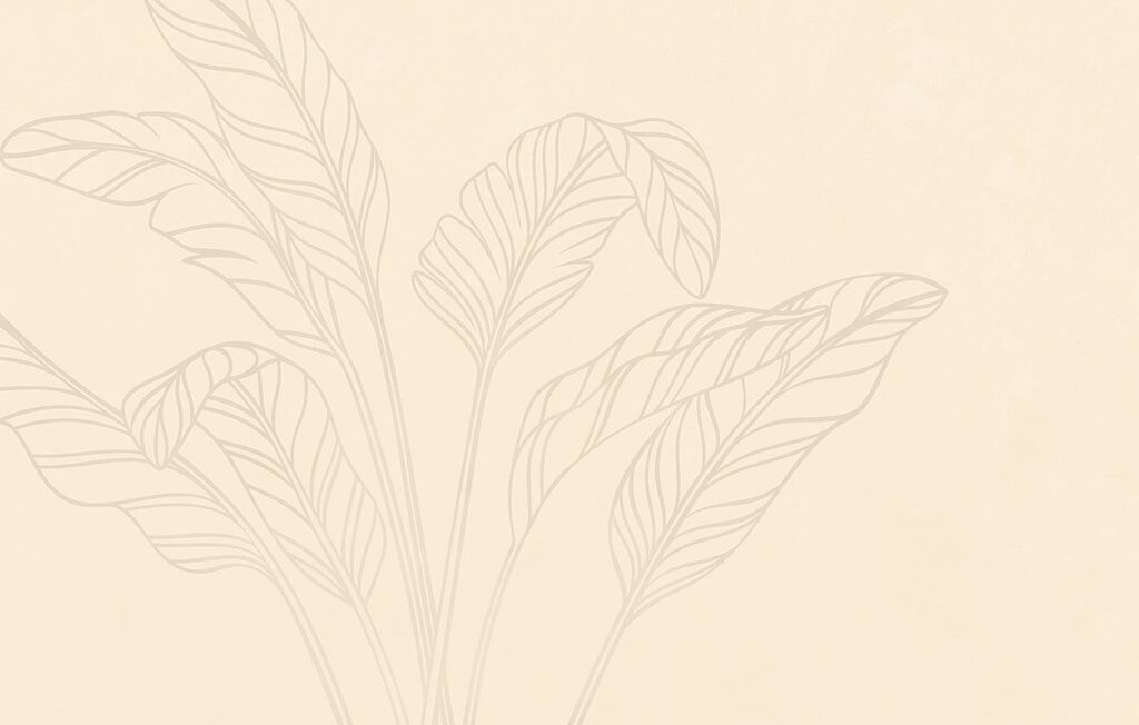 Feine Blattadern — ganzes Design