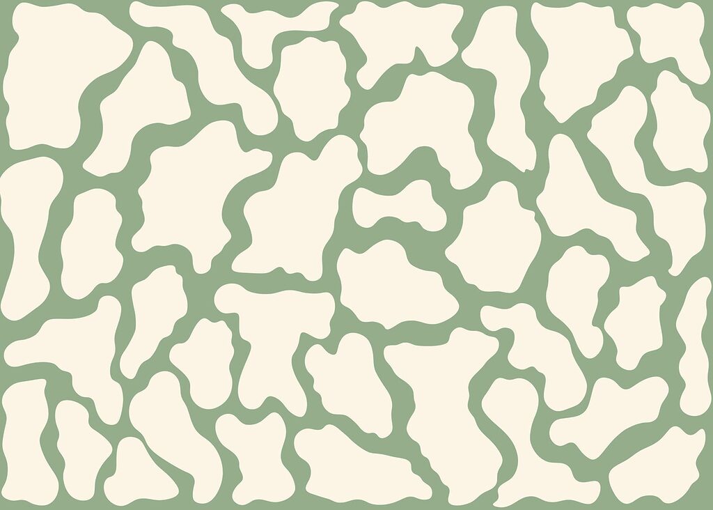 Ineinandergreifende Flecken — ganzes Design