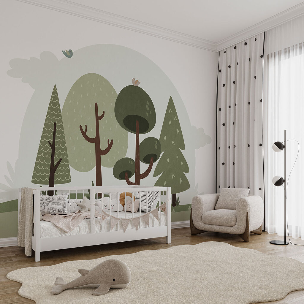 Kleiner gezeichneter Wald — Interieur 1