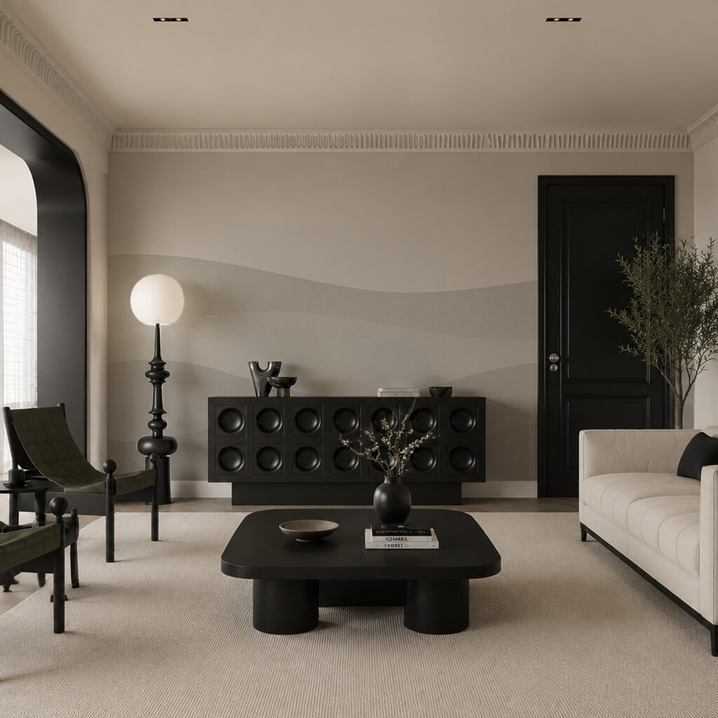 Hügel in breiten Bahnen — Interieur 1