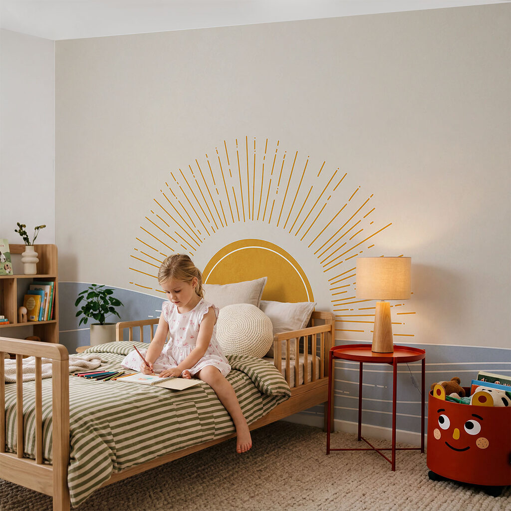 Strahlende Sonne über Wellen — Interieur 2