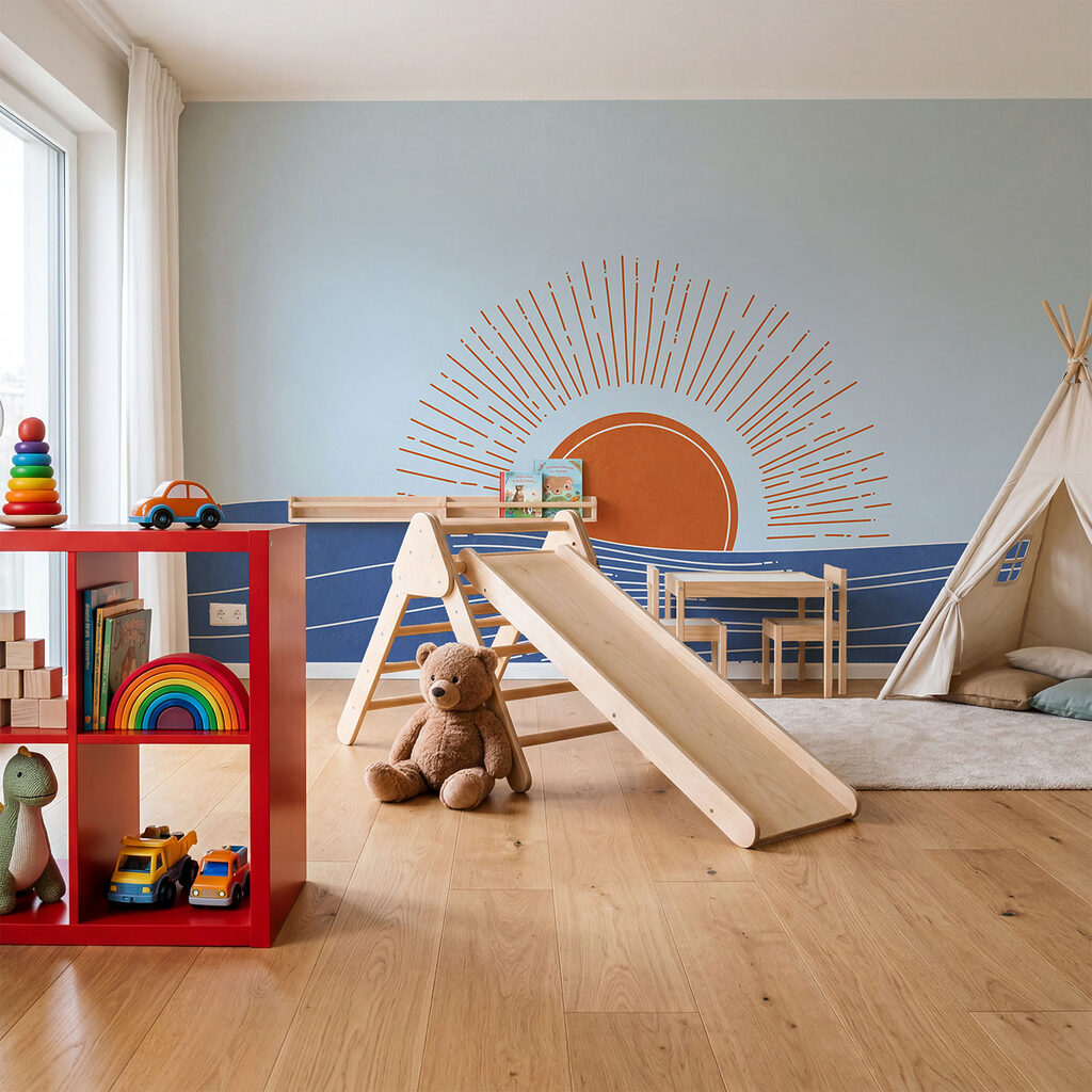 Strahlende Sonne über Wellen — Interieur 2