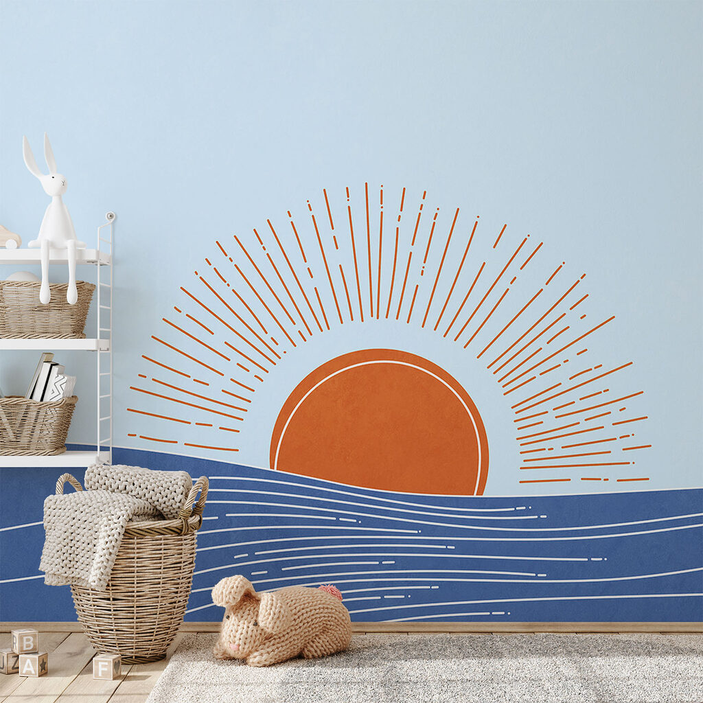 Strahlende Sonne über Wellen — Interieur 1