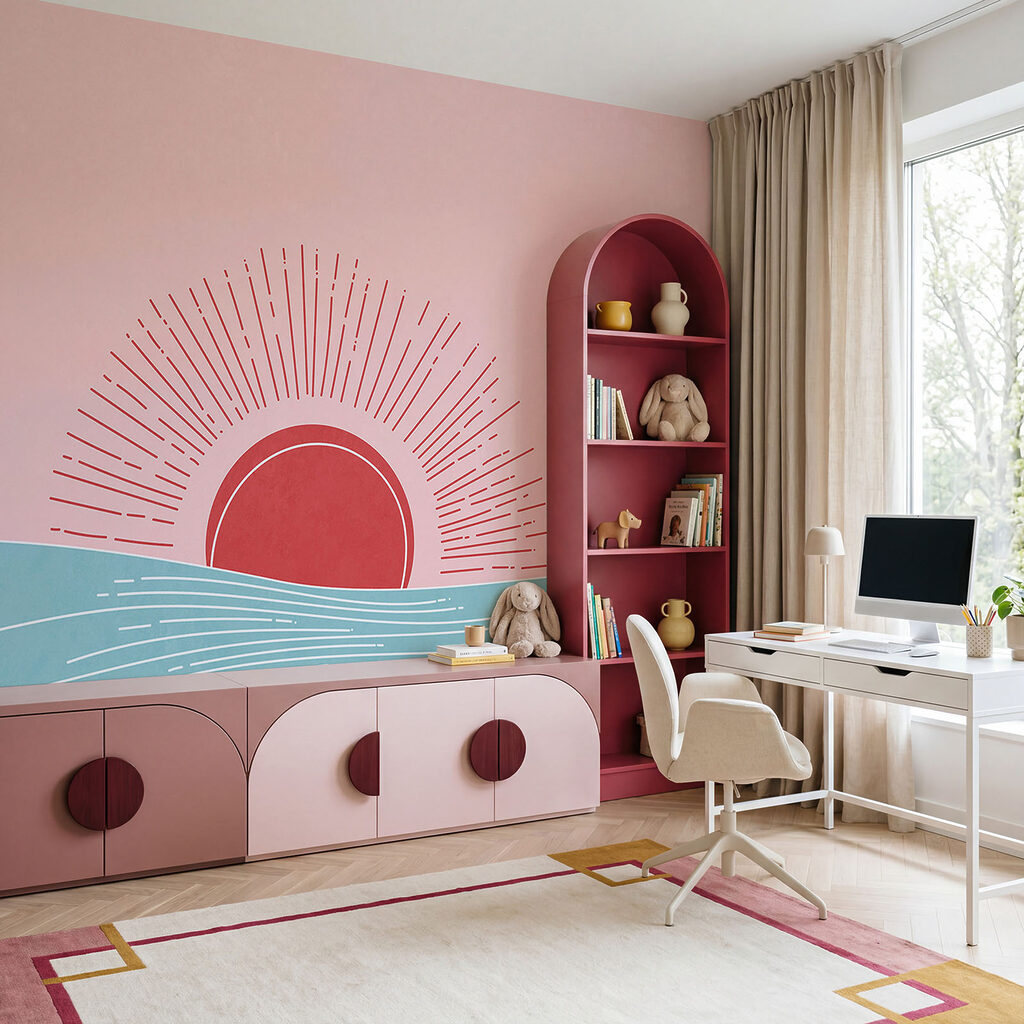 Strahlende Sonne über Wellen — Interieur 2