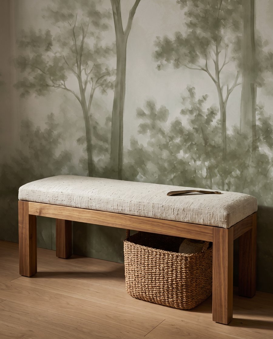 Waldrand hinter lichtem Nebel — Interieur 6