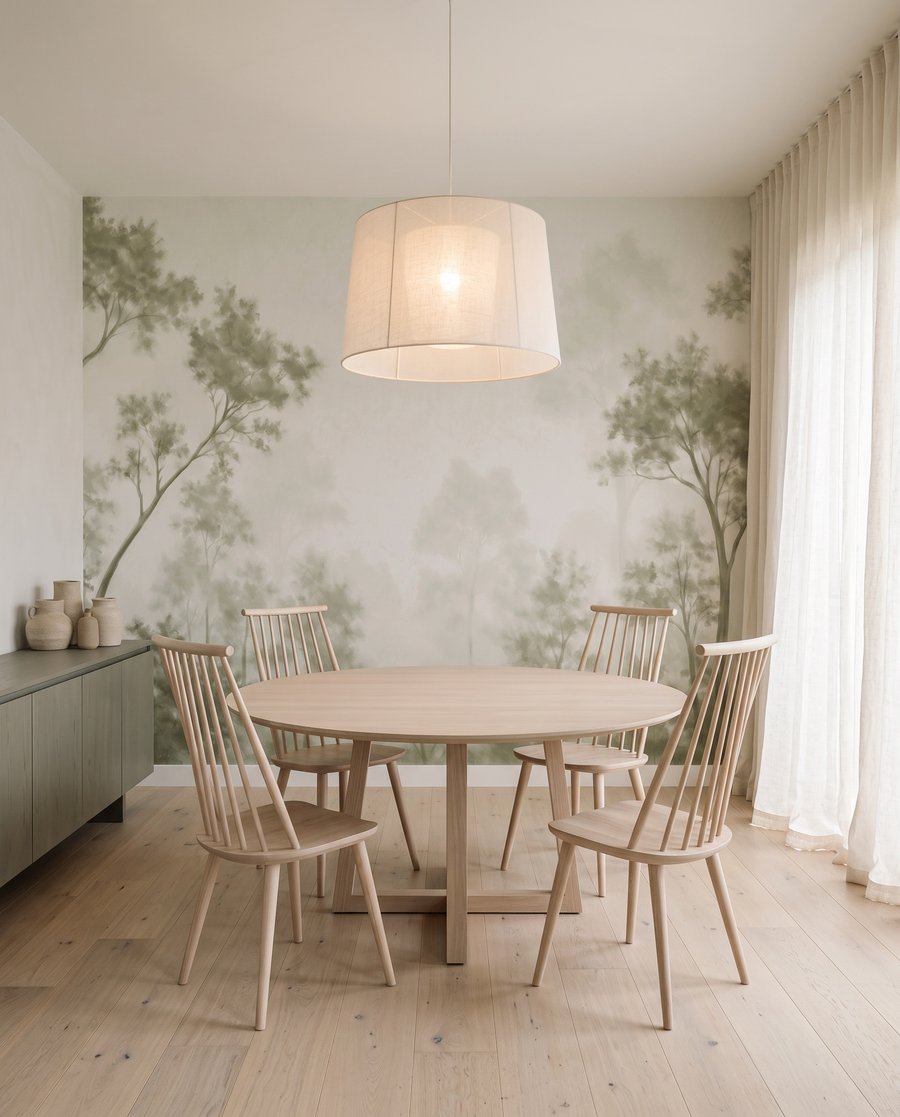 Waldrand hinter lichtem Nebel — Interieur 7