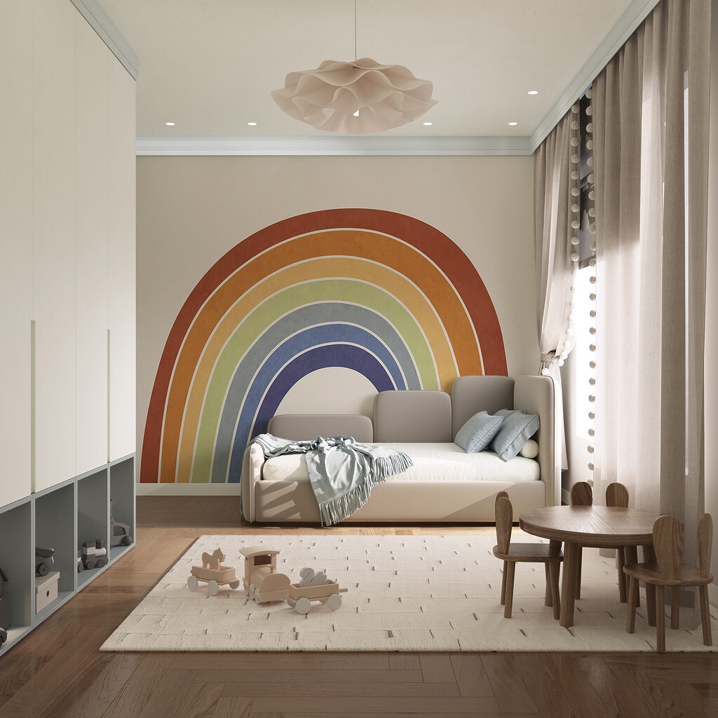 Regenbogen in sieben Streifen — Interieur 2