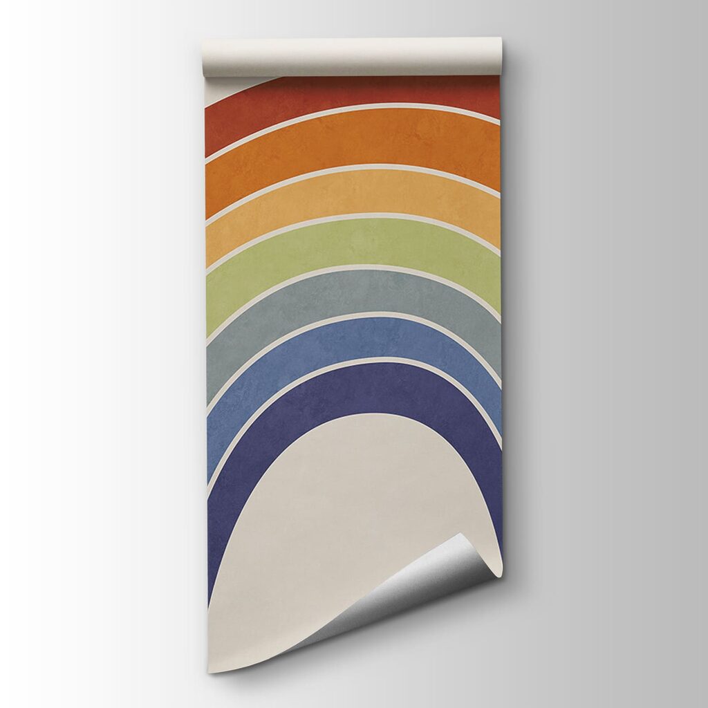 Regenbogen in sieben Streifen — Produktansicht