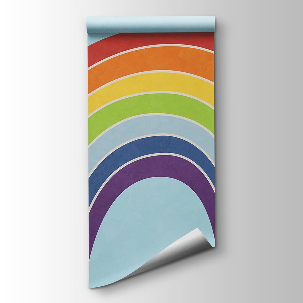 Regenbogen in sieben Streifen — Produktansicht