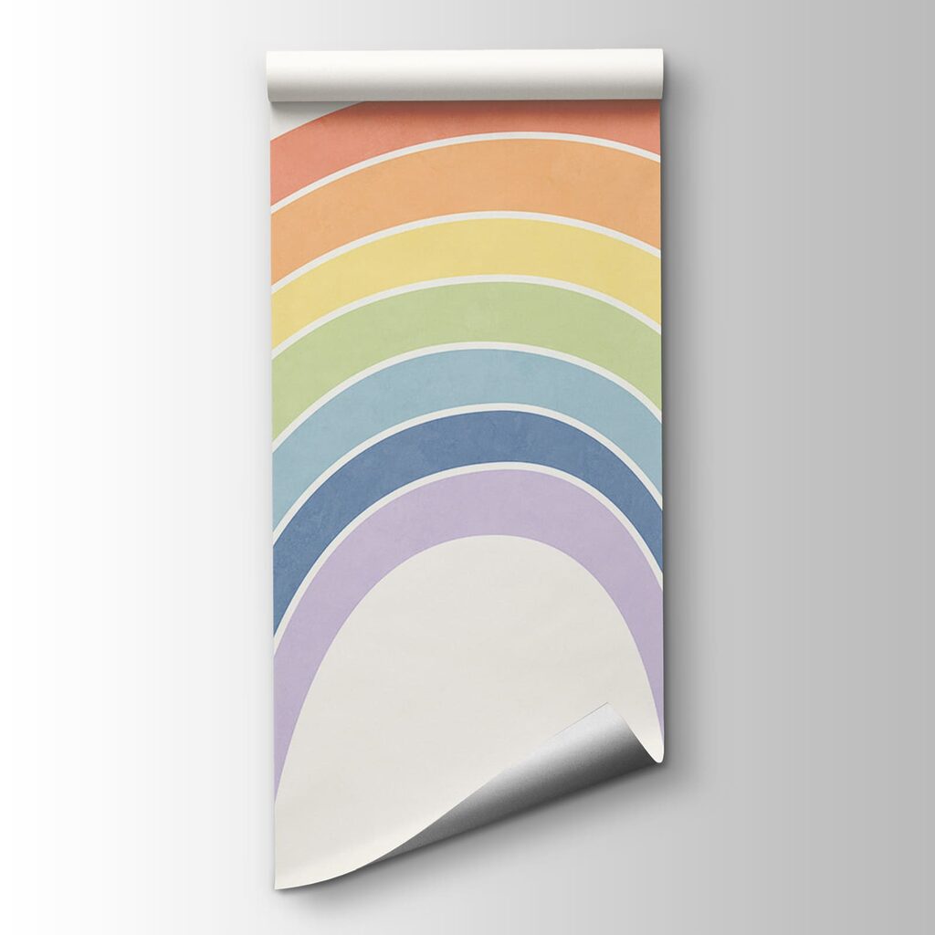 Regenbogen in sieben Streifen — Produktansicht