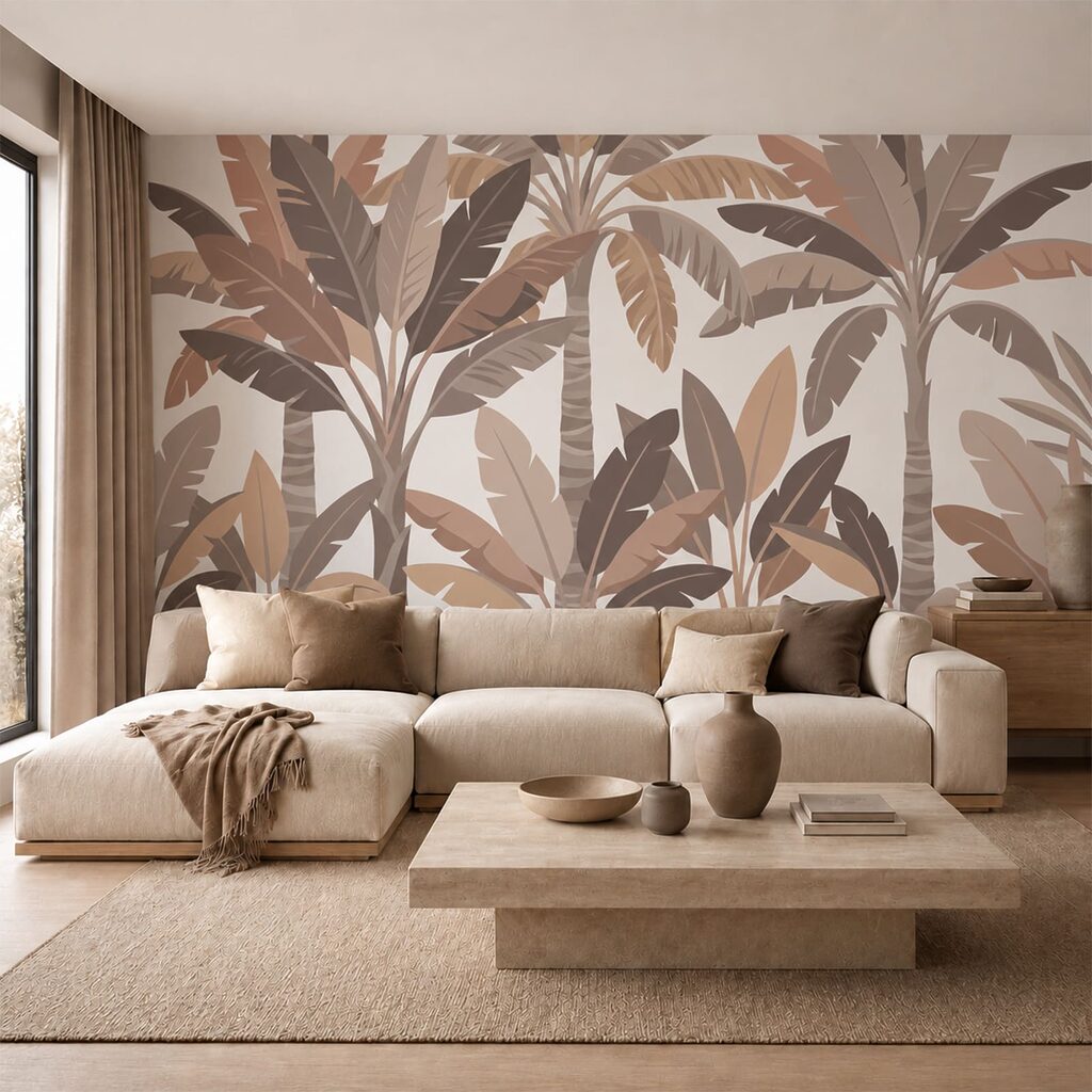 Flächige Tropenblätter — Interieur 2