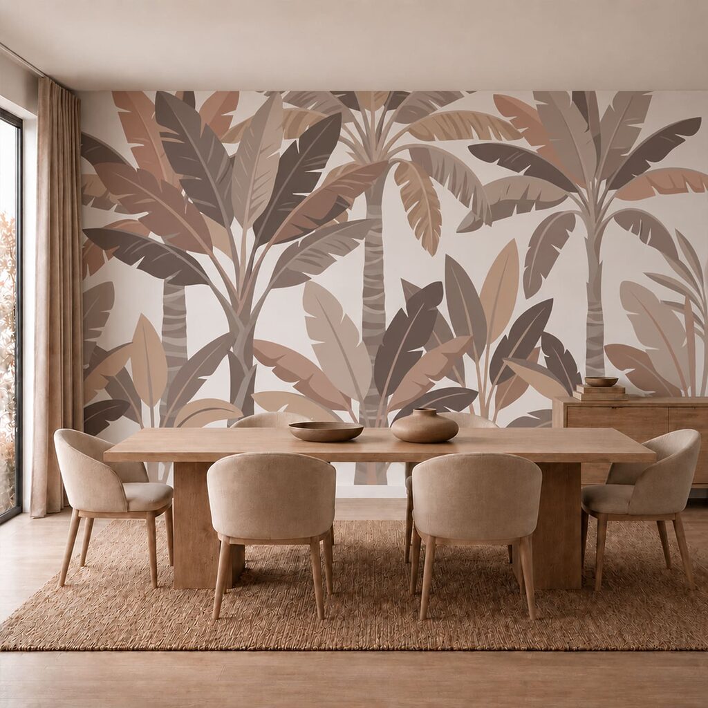 Flächige Tropenblätter — Interieur 1