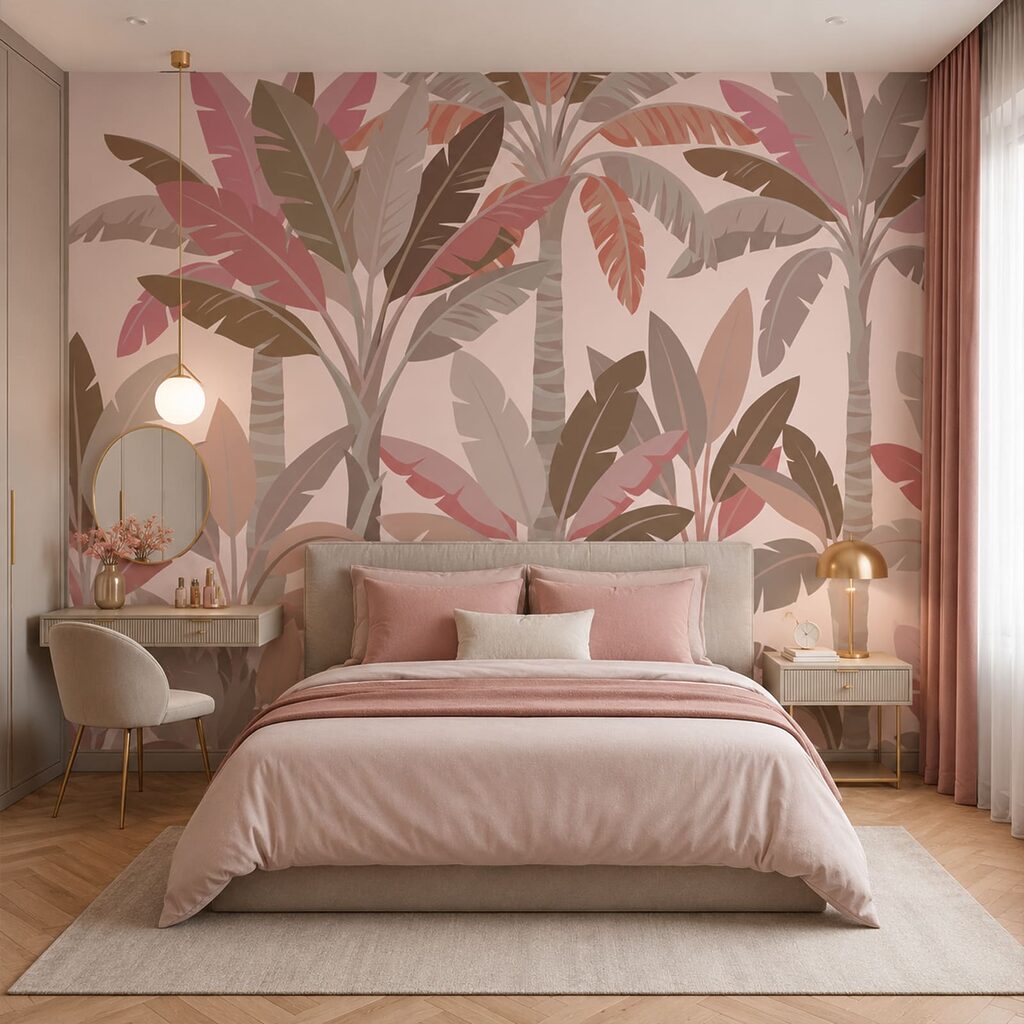 Flächige Tropenblätter — Interieur 2