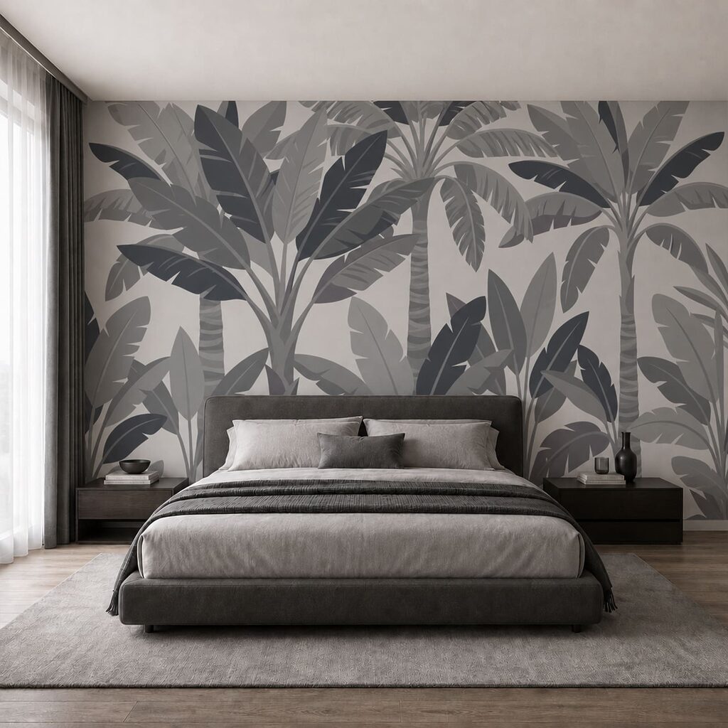 Flächige Tropenblätter — Interieur 1