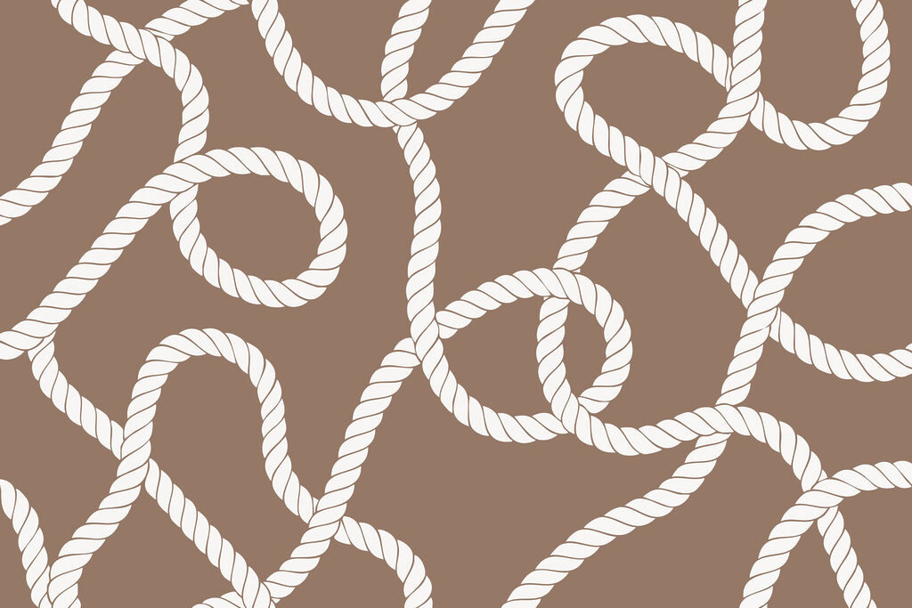 Verschlungene Seilschlaufen — ganzes Design