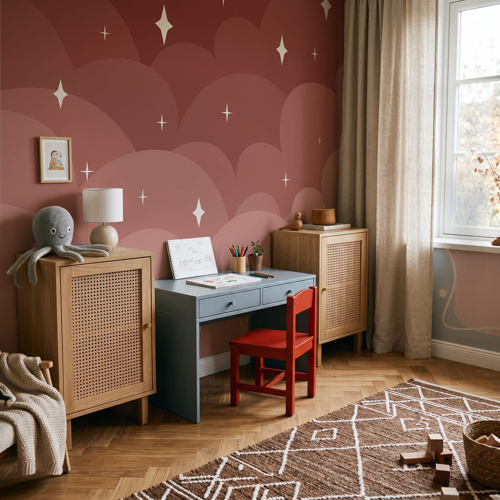 Träume unter den Sternen in einem Interieur