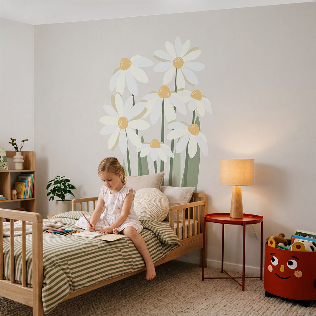 Kleiner Blumenstrauß in einem Interieur