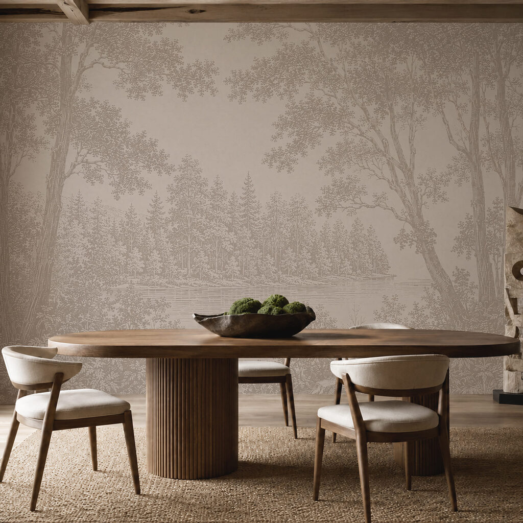 Waldsee in feiner Gravur — Interieur 2