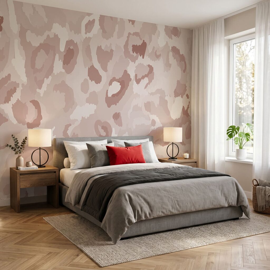 Leopardenflecken in einem Interieur