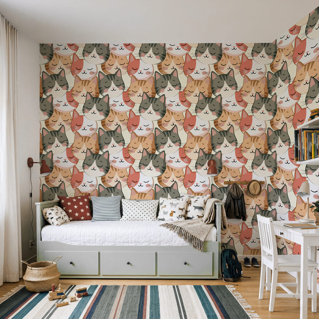 Viele kleine Katzenköpfe — Interieur 3