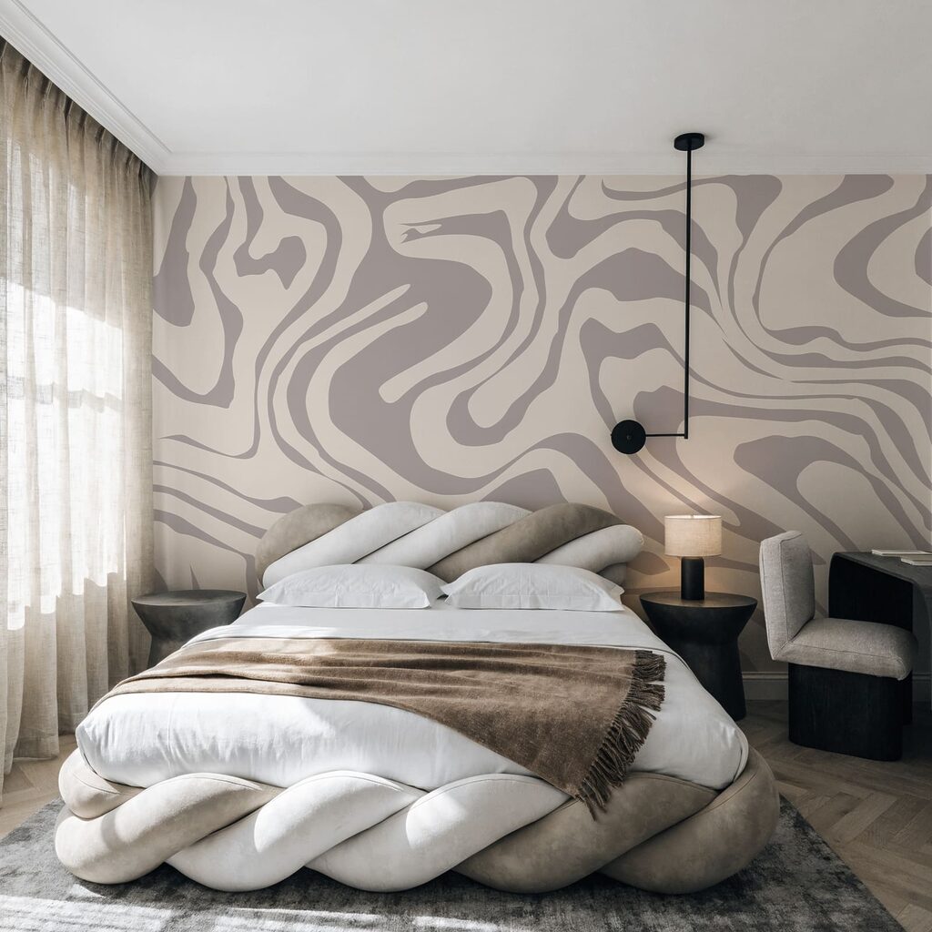 Fließende Farbschwünge — Interieur 2