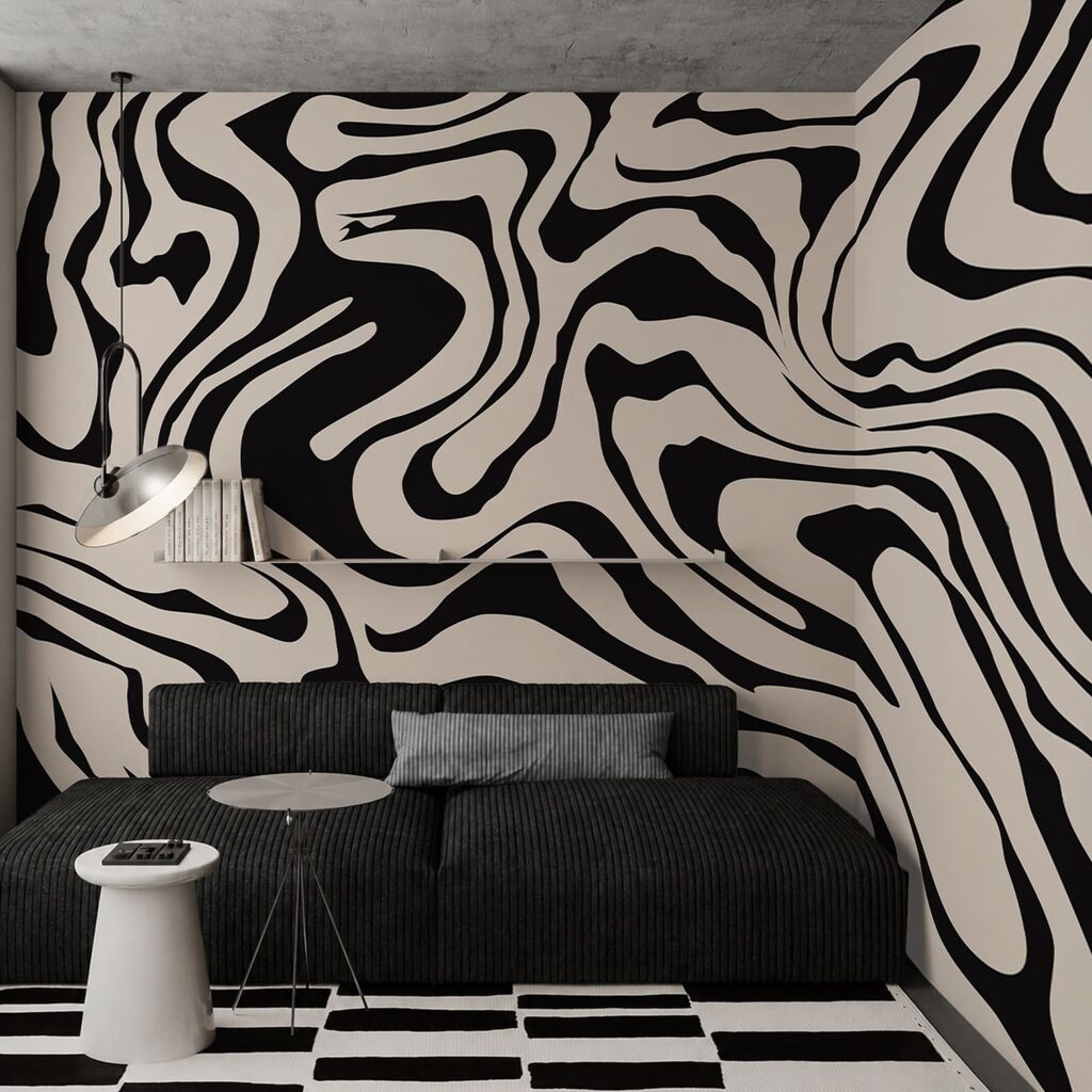 Fließende Farbschwünge — Interieur 1