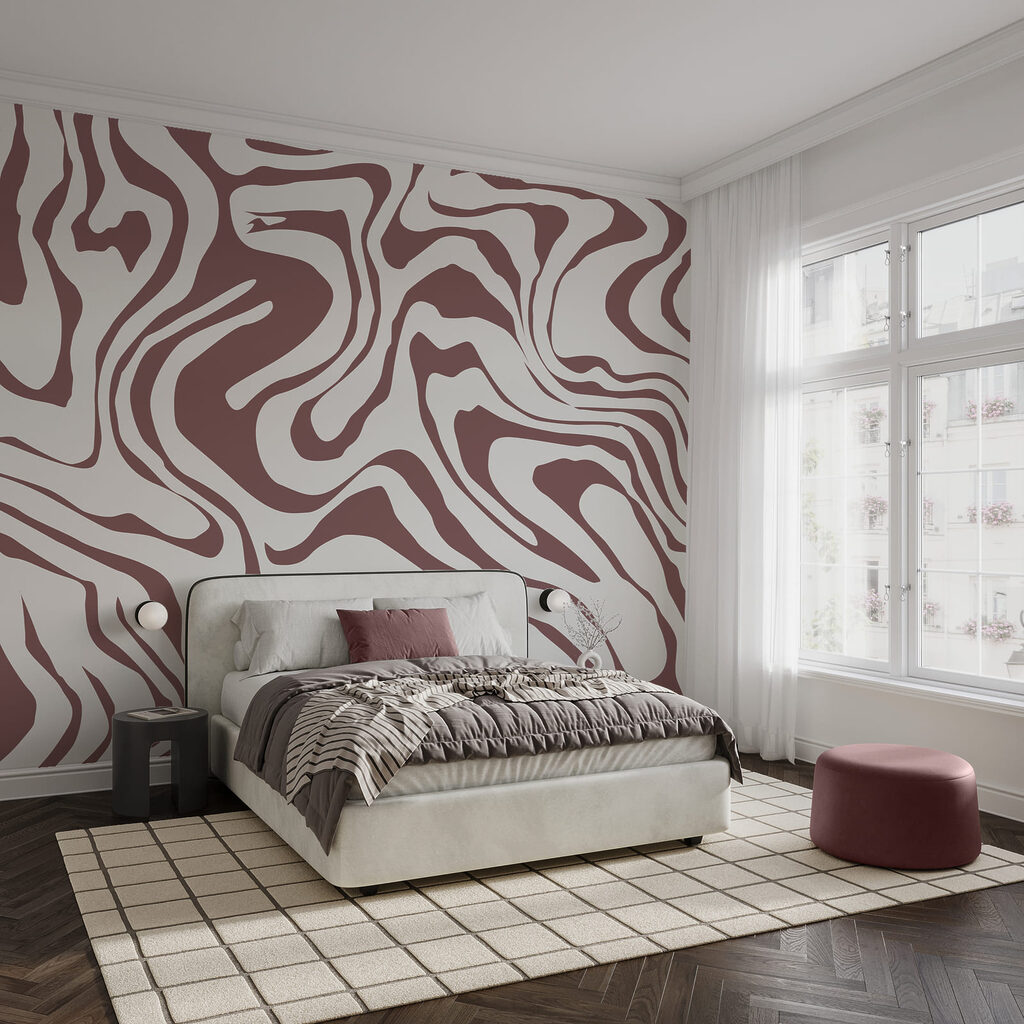 Fließende Farbschwünge — Interieur 2