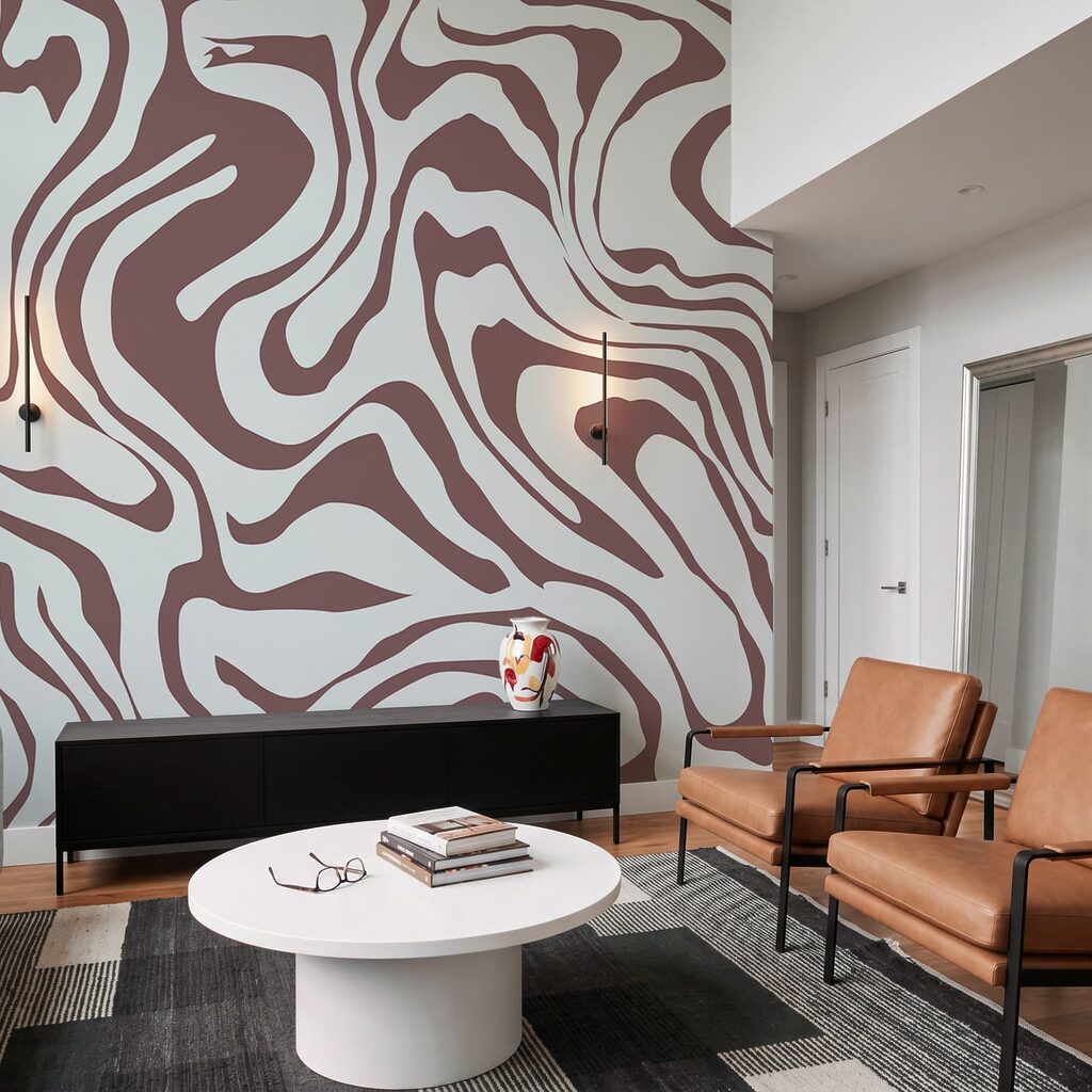 Fließende Farbschwünge — Interieur 3