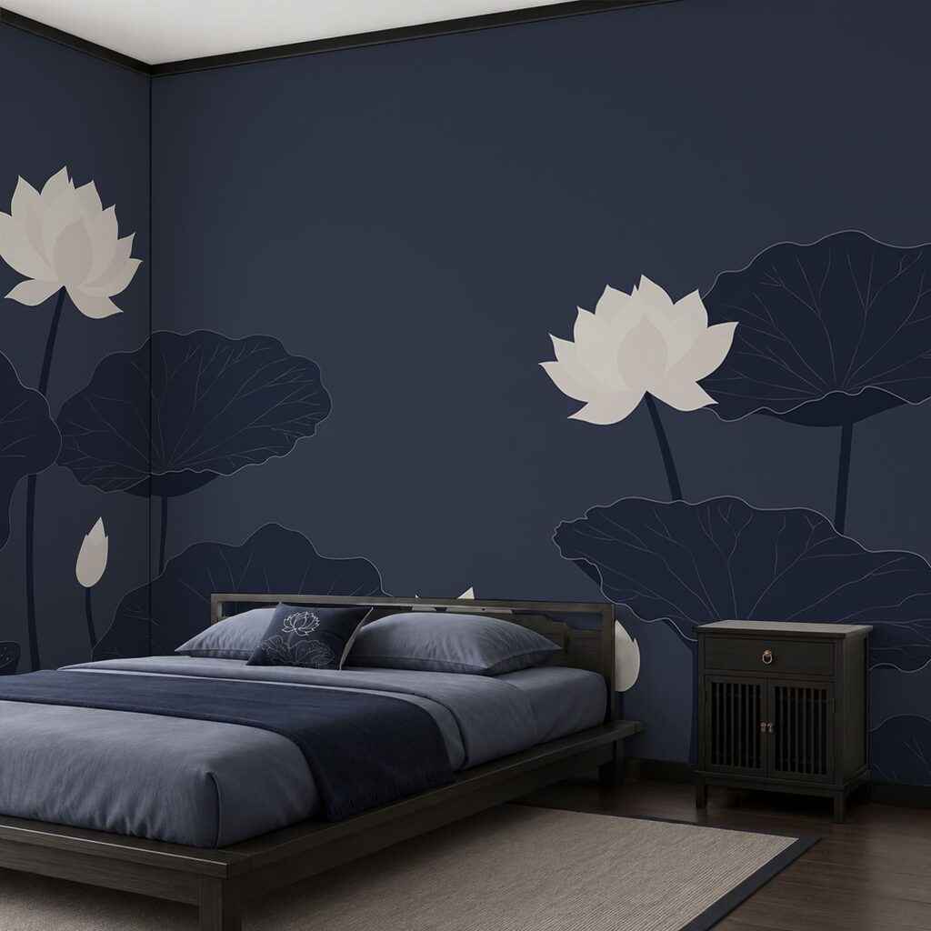 Lotusblüten an langen Stielen — Interieur 2